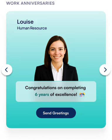 Birthday & Work Anniversaries