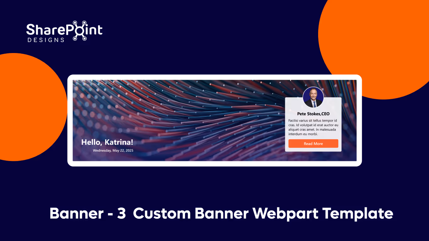 Banner 03 - Executive Greeting Banner