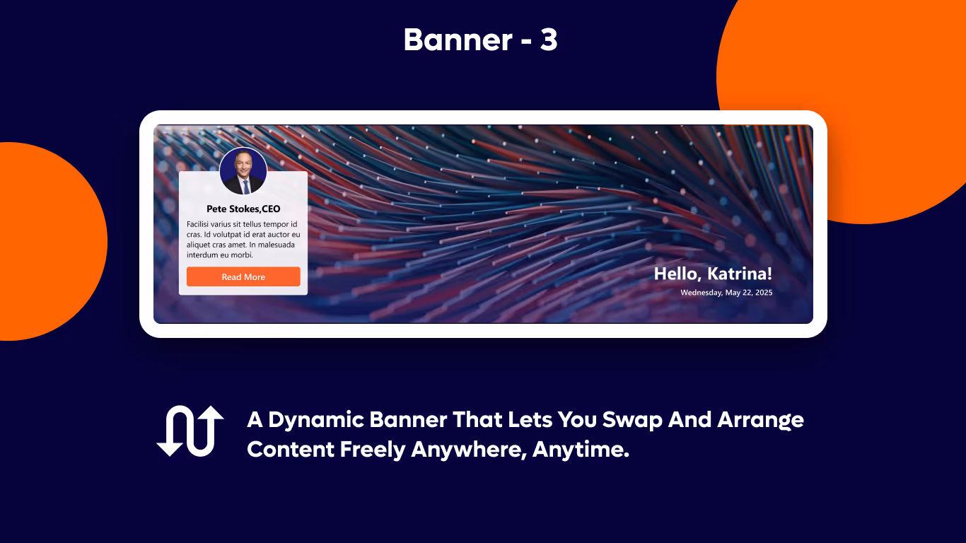 Banner 03 - Executive Greeting Banner