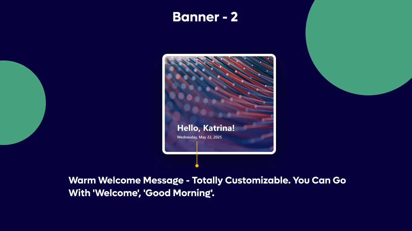 Banner 02 - Welcome Banner with Vision Slider