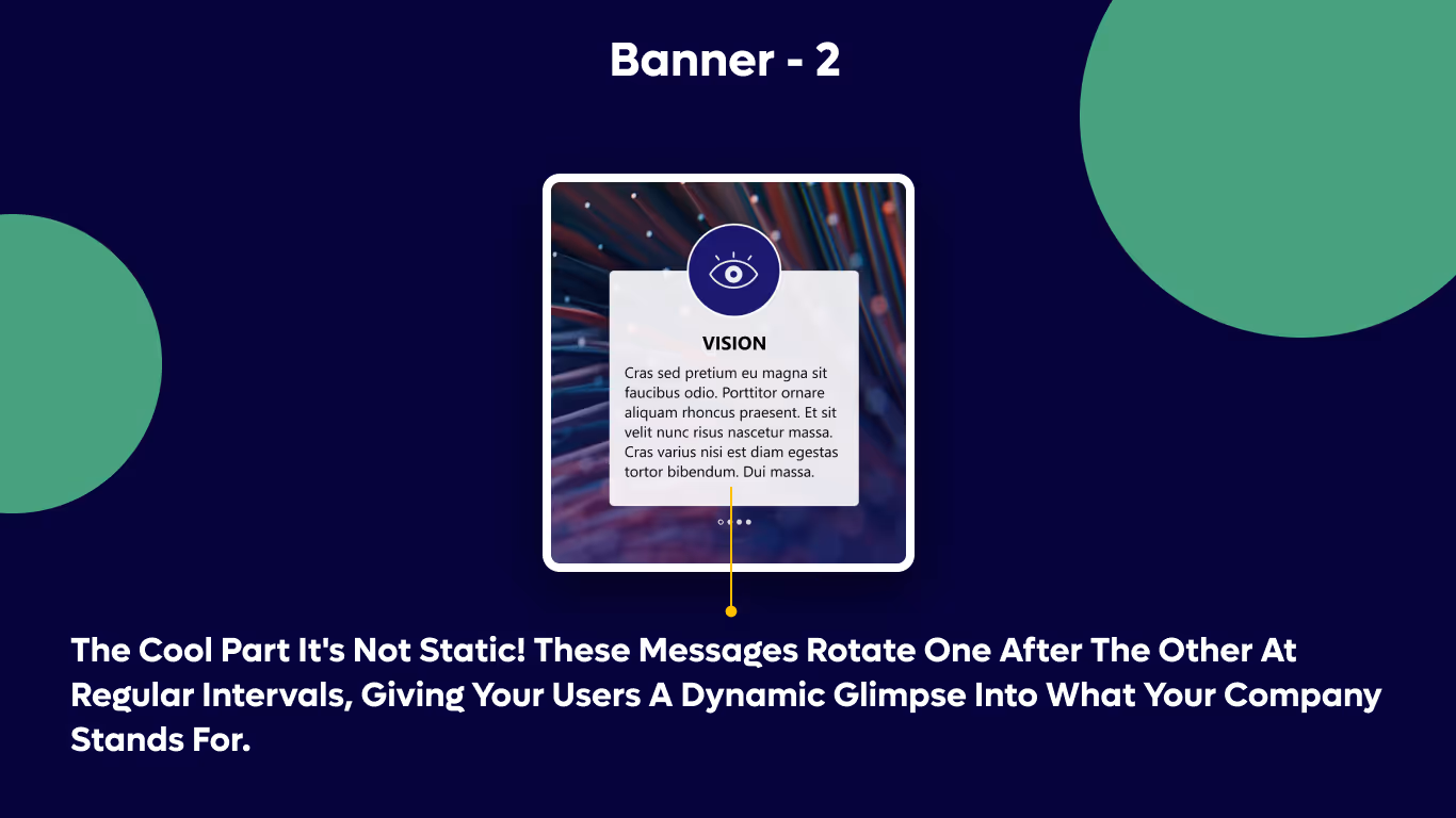 Banner 02 - Welcome Banner with Vision Slider