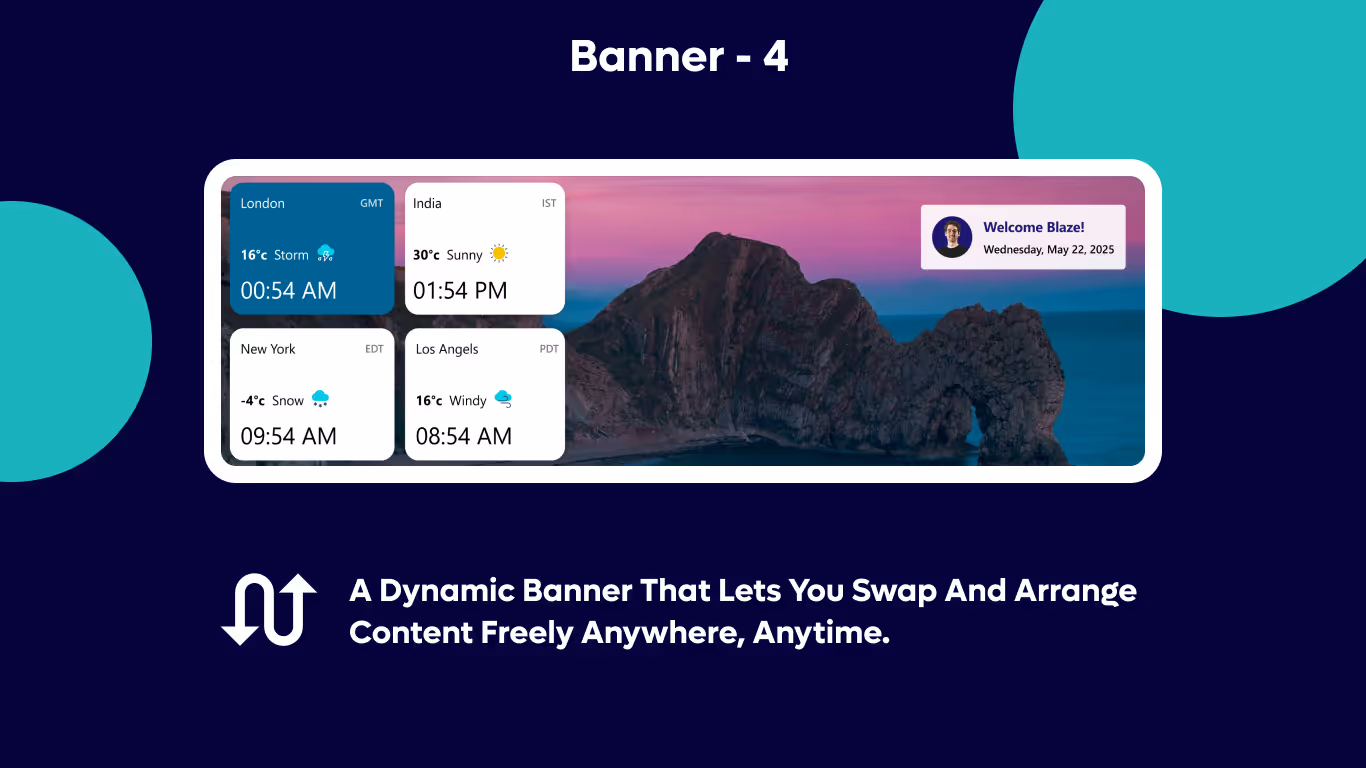 Banner 04 - Global Time & Weather Dashboard