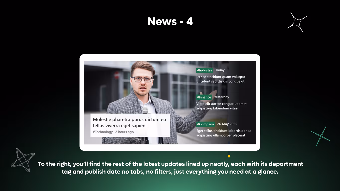 News 04 - News Spotlight with Category Timeline