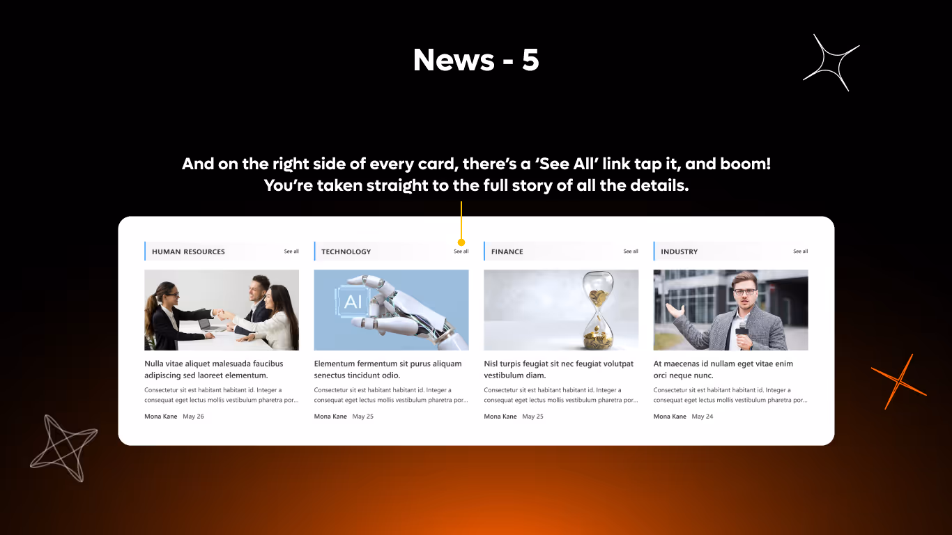 News 05 - Department News Blocks