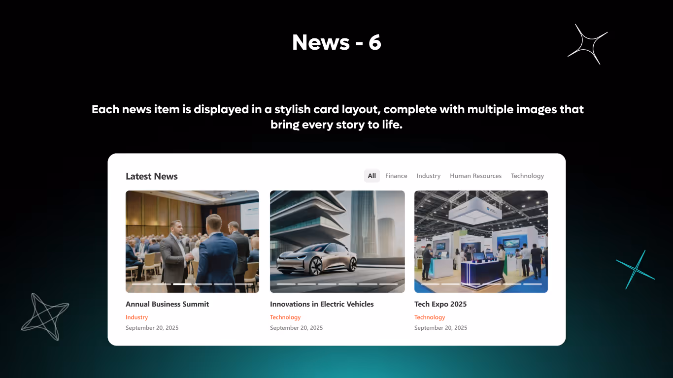 News 06 - Latest News - Card Slider