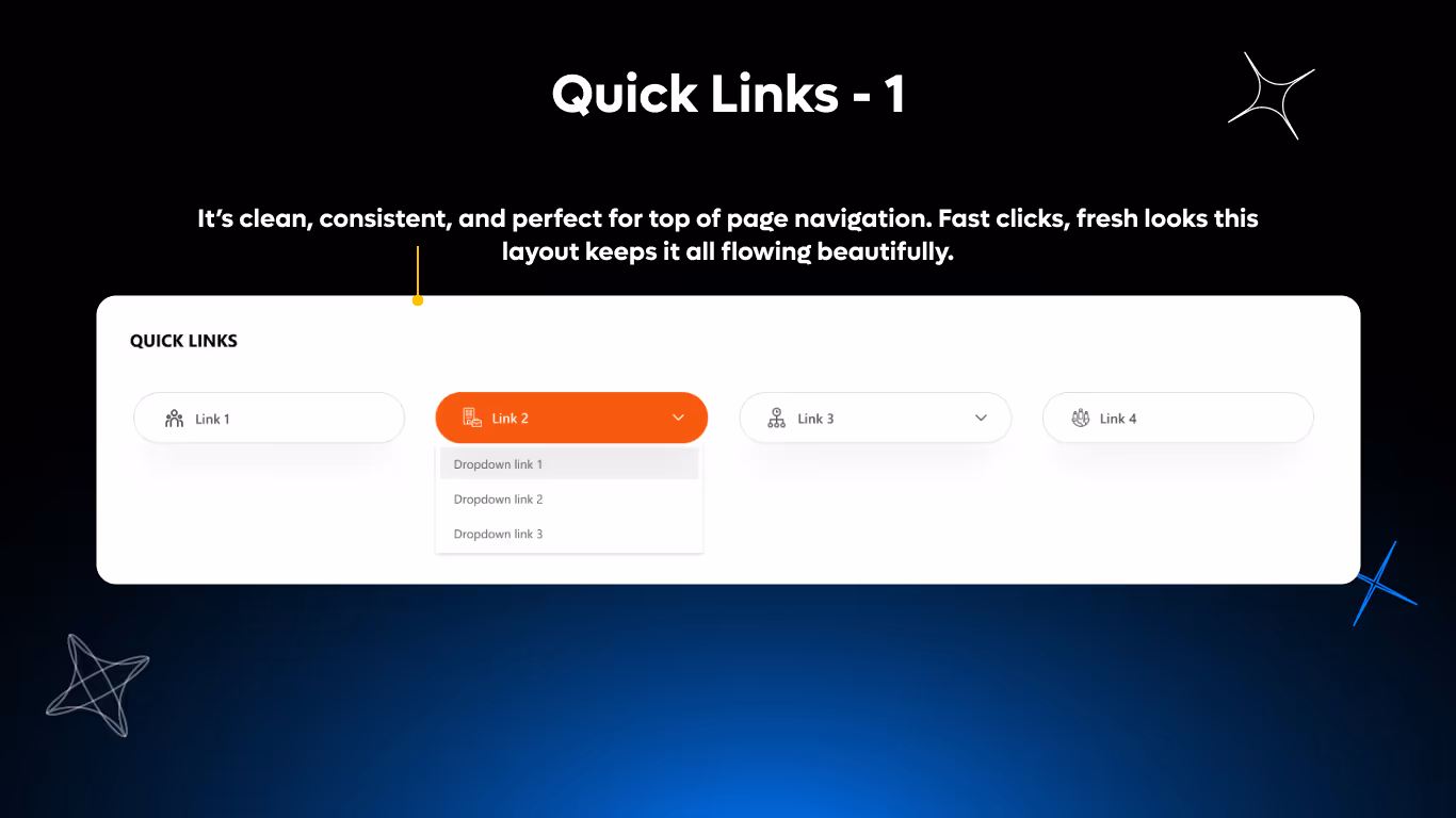 Quick Links 01 - Quick Action Bar