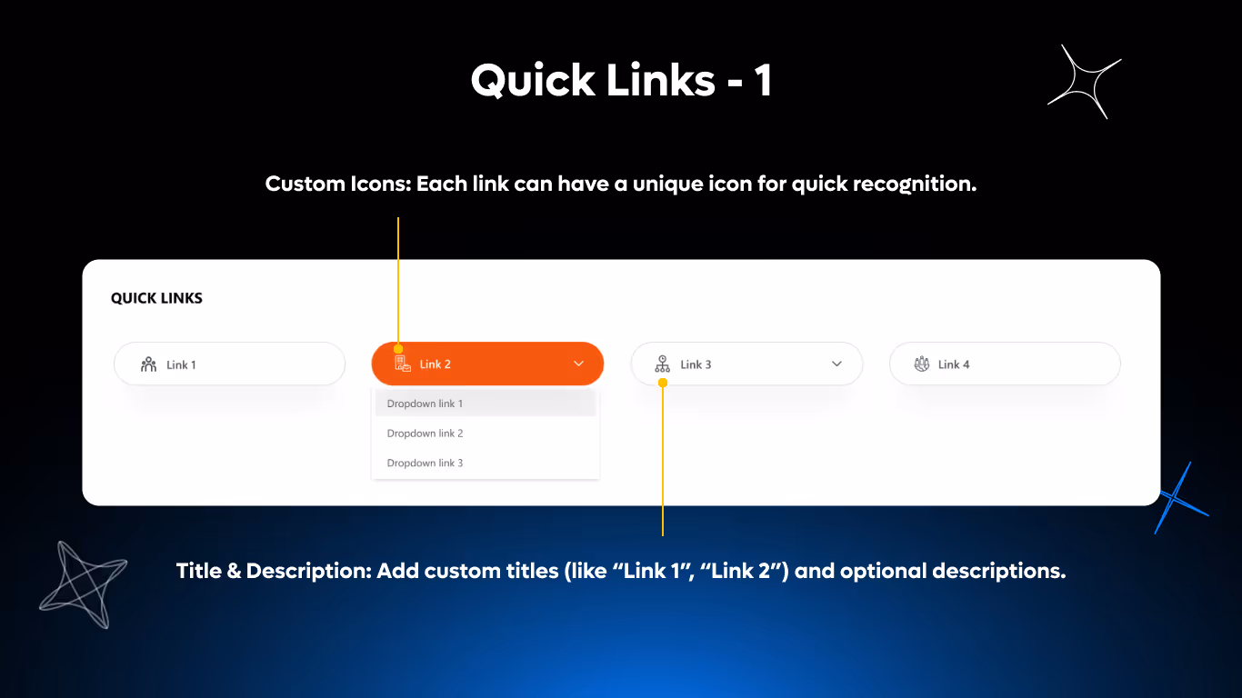 Quick Links 01 - Quick Action Bar
