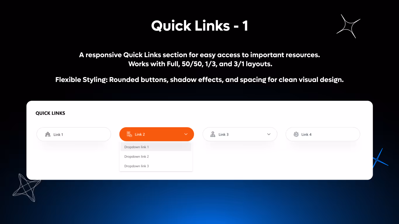 Quick Links 01 - Quick Action Bar
