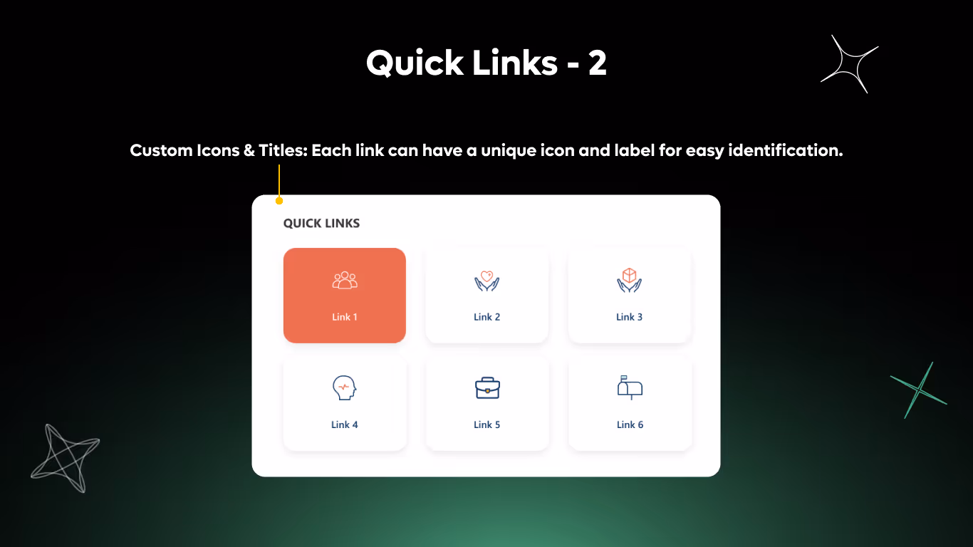 Quick Links 02 - Icon Grid Quick Links