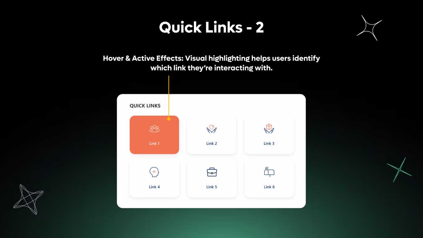 Quick Links 02 - Icon Grid Quick Links