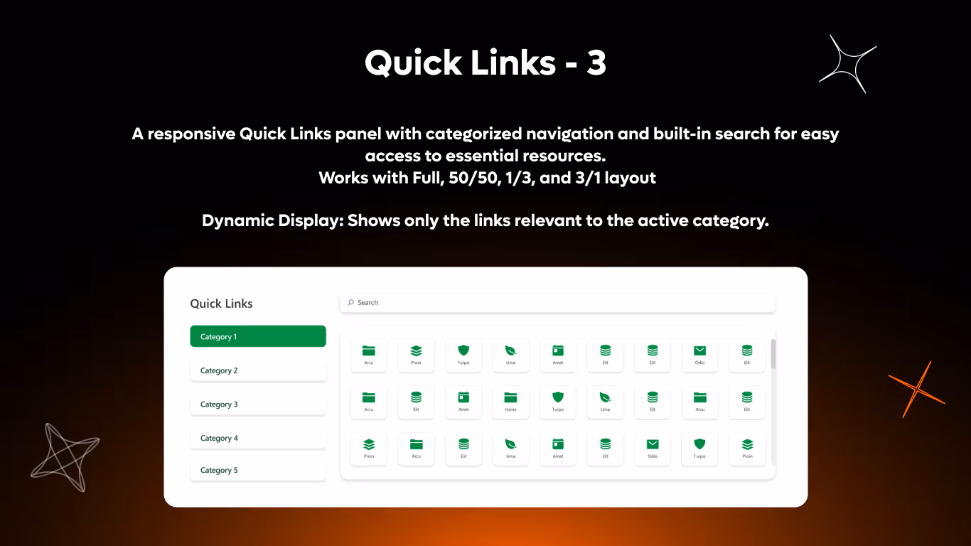 Quick Links 03 - Category-Based Quick Links