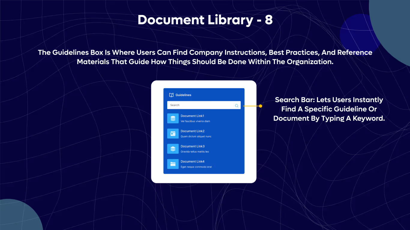 Document Library 8 - Guidelines, Trending Docs & Policies Cards