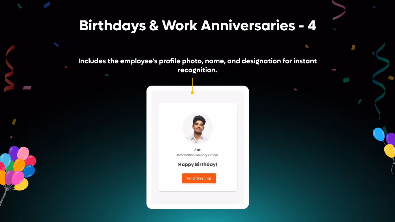 Birthday Greeting Card – Minimal