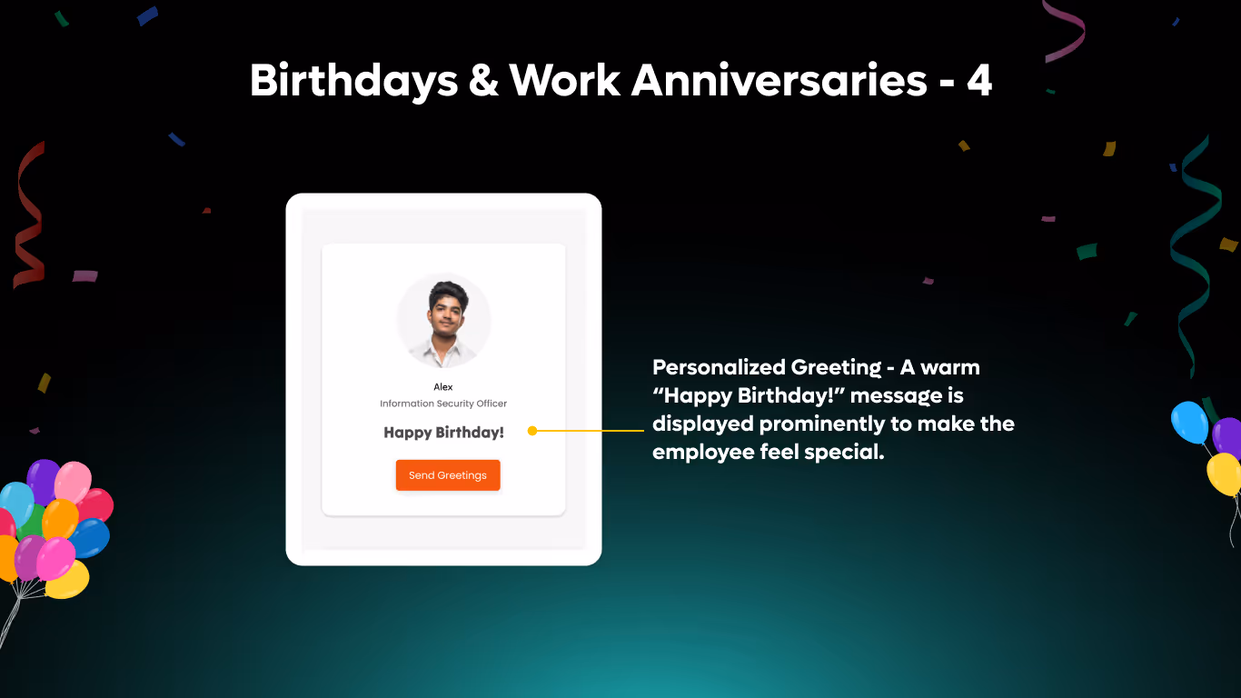 Birthday Greeting Card – Minimal