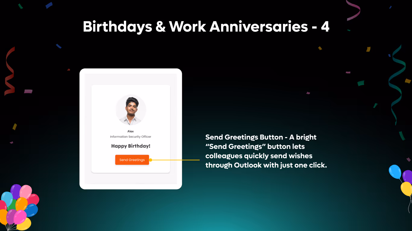 Birthday Greeting Card – Minimal