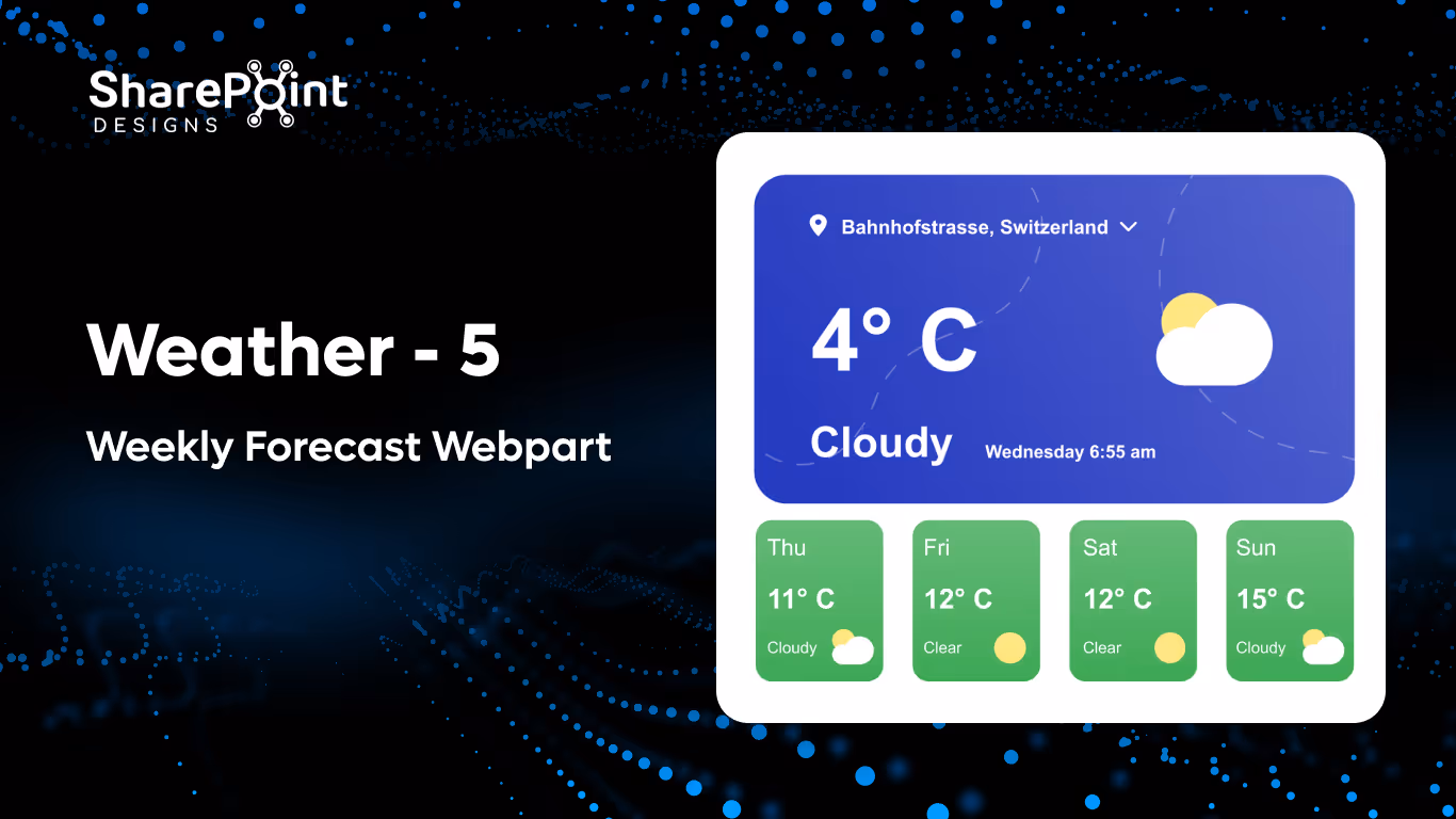 Weather 05 - Weekly Weather Dashboard