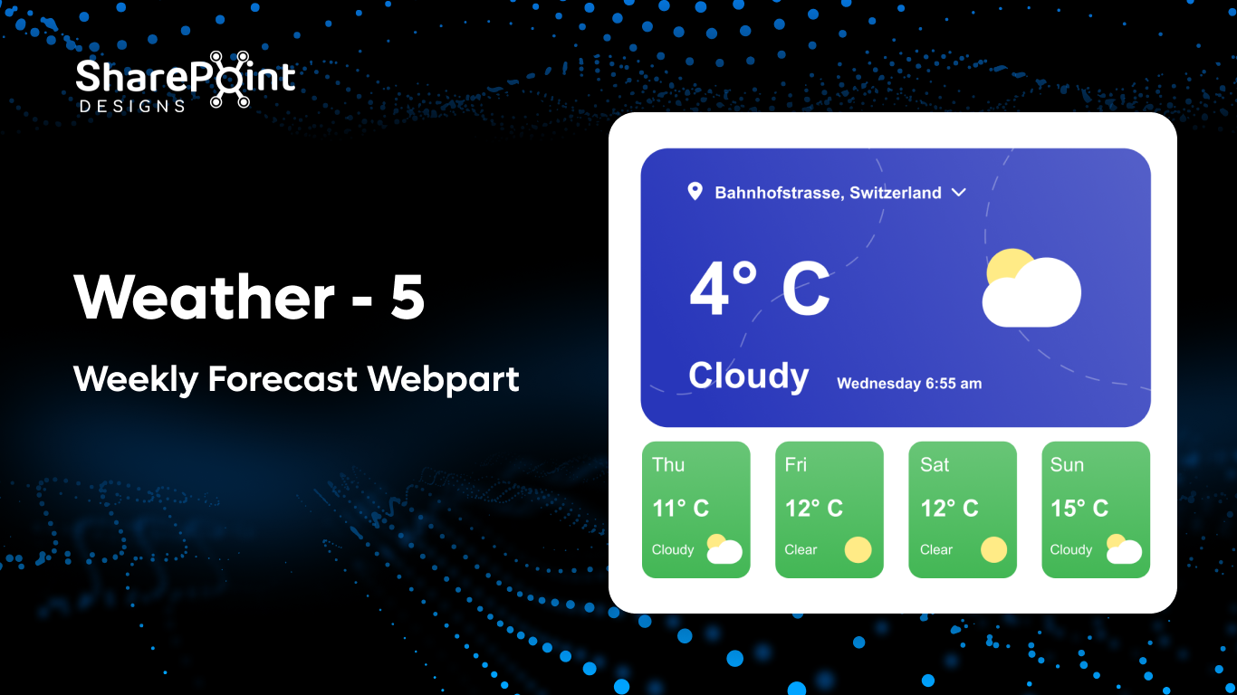 Weather 05 - Weekly Weather Dashboard