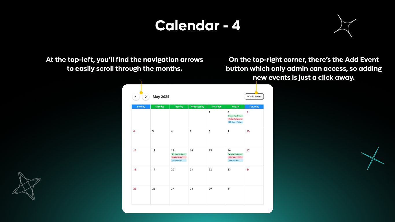Calendar 04 - Full View Monthly Calendar