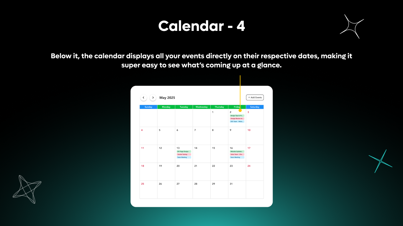 Calendar 04 - Full View Monthly Calendar