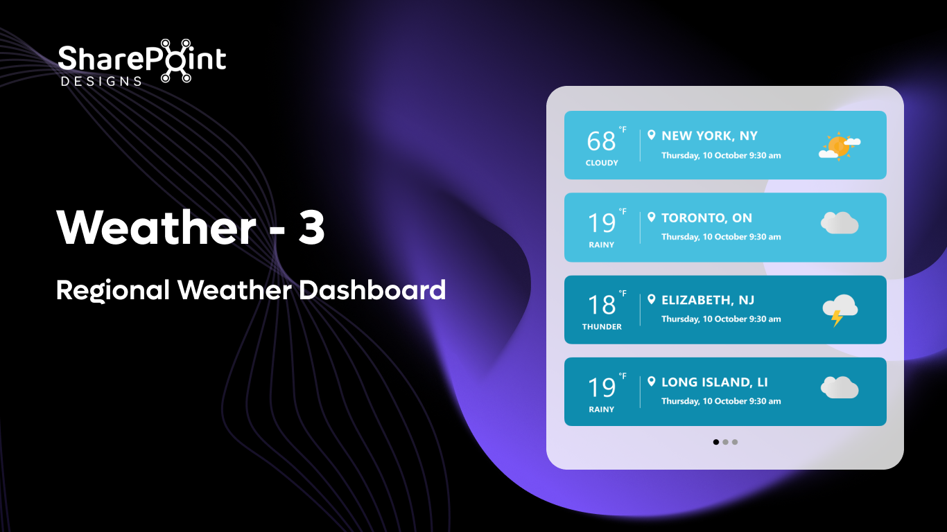 Weather 03 - City Forecast Stack