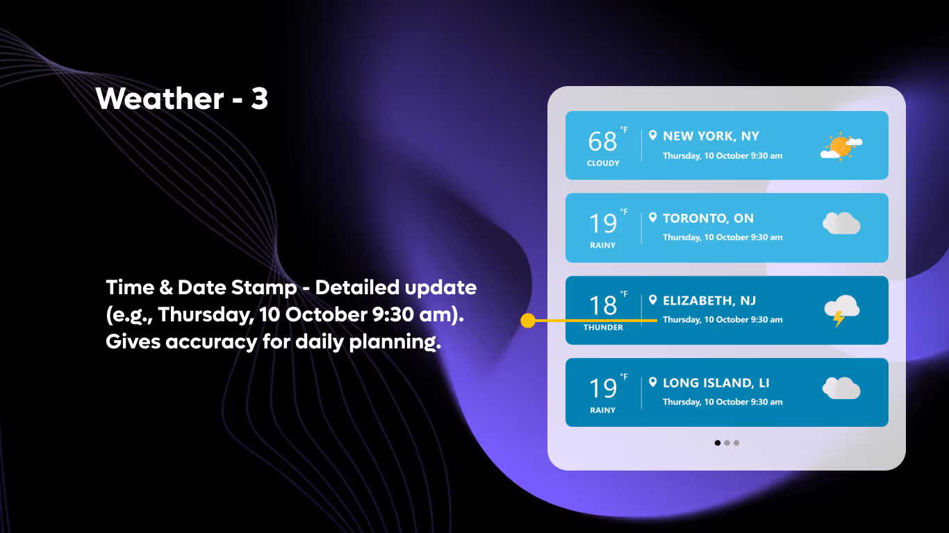 Weather 03 - City Forecast Stack