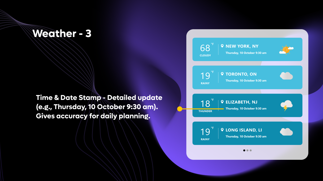Weather 03 - City Forecast Stack