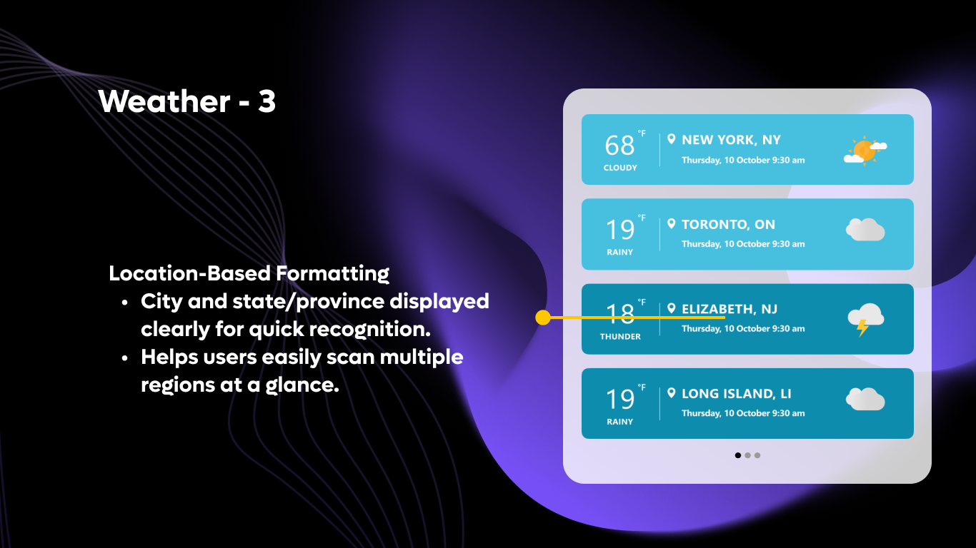 Weather 03 - City Forecast Stack
