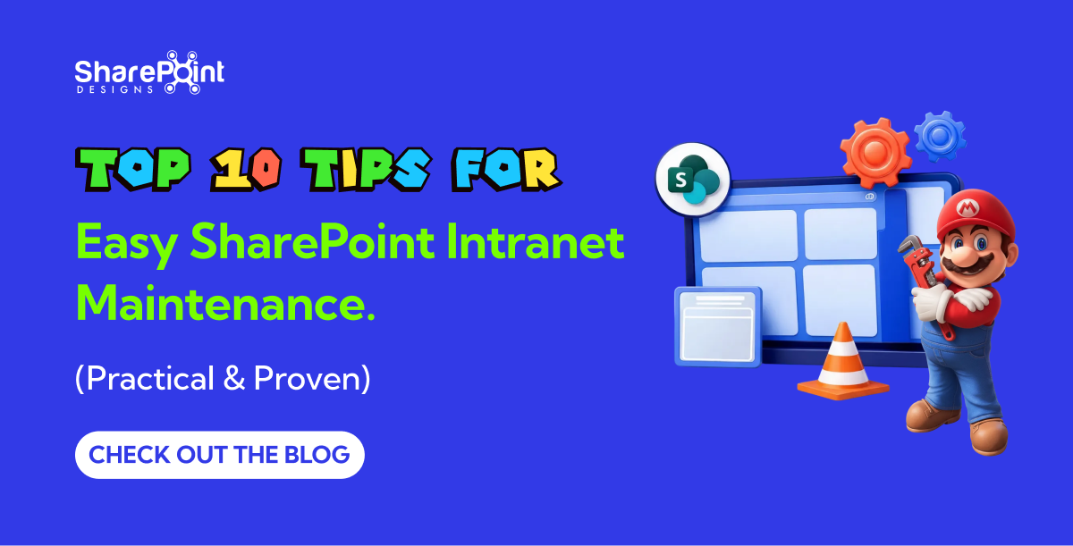 SharePoint intranet maintenance