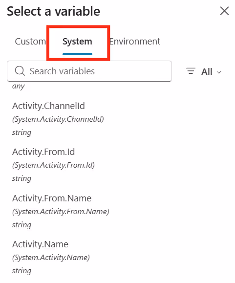 Custom Copilot welcome message with user first name