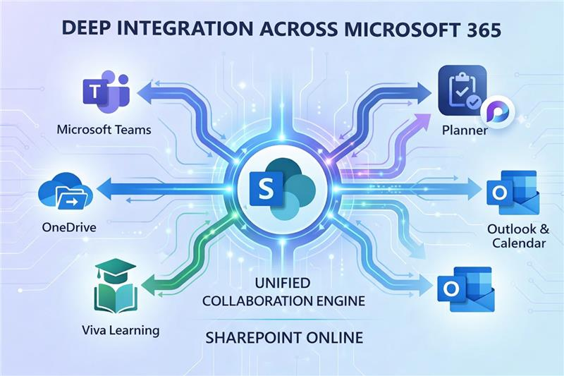 Deep Integration Across Microsoft 365
