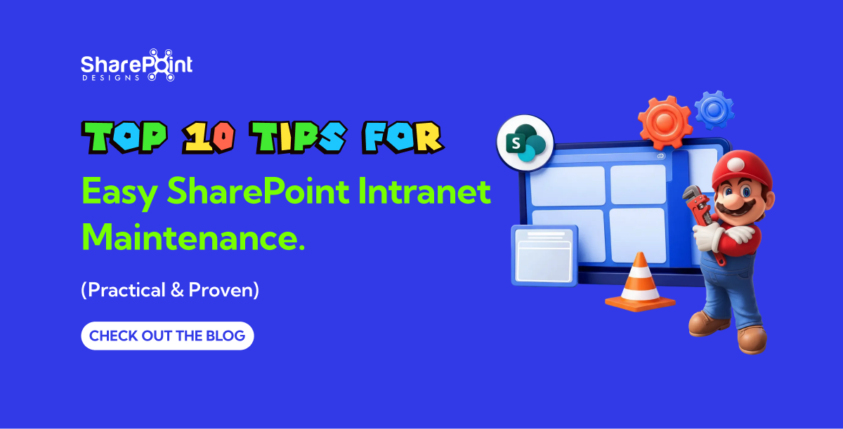SharePoint intranet maintenance
