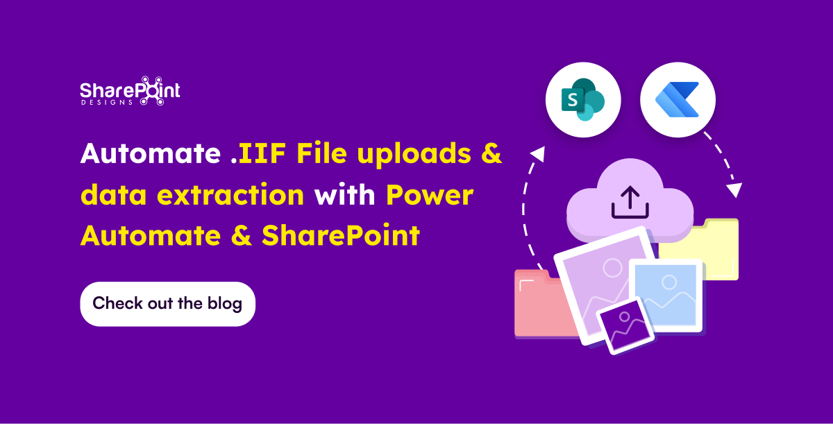 Power Automate IIF file processing