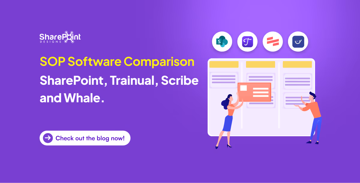 sop-software-comparison-sharepoint-trainual-scribe-whale