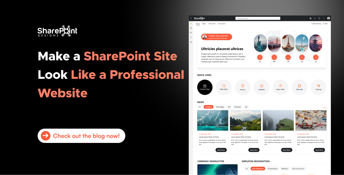 sharepoint-look-like-website
