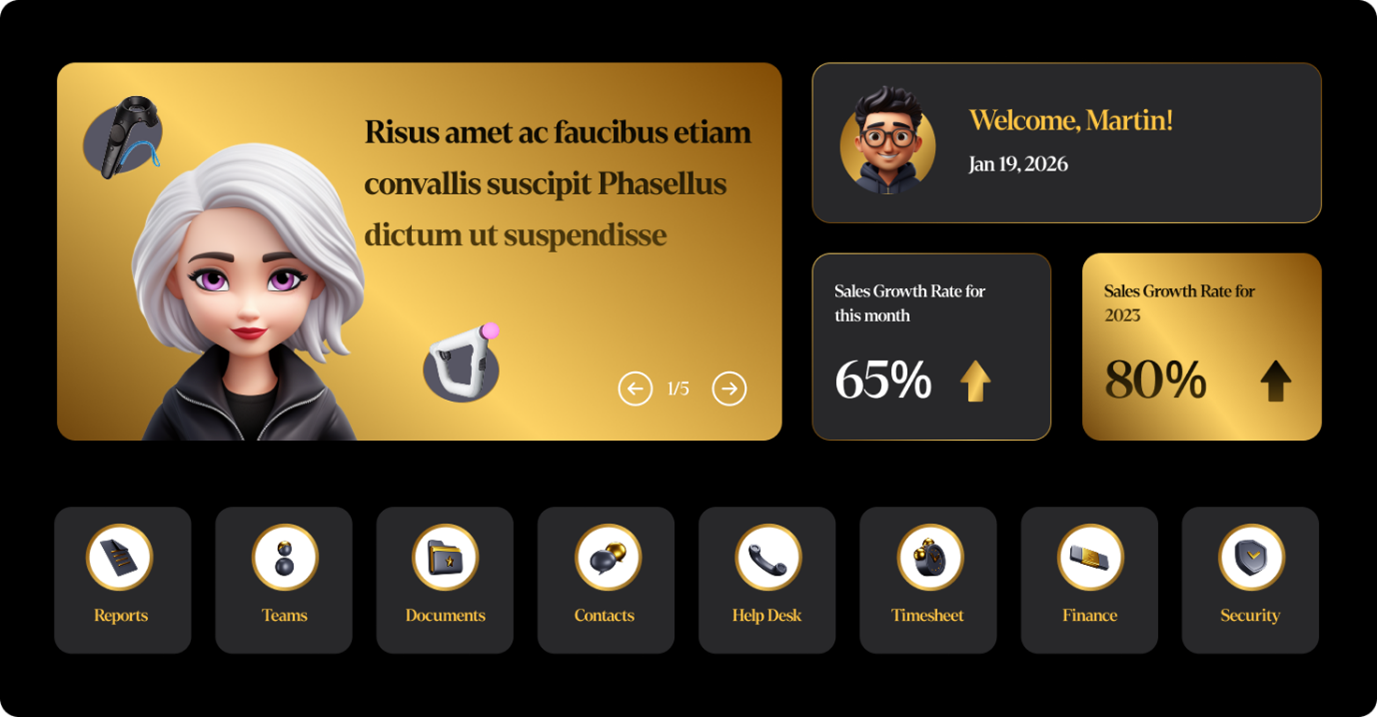 Sharepoint Intranet Design- Typography