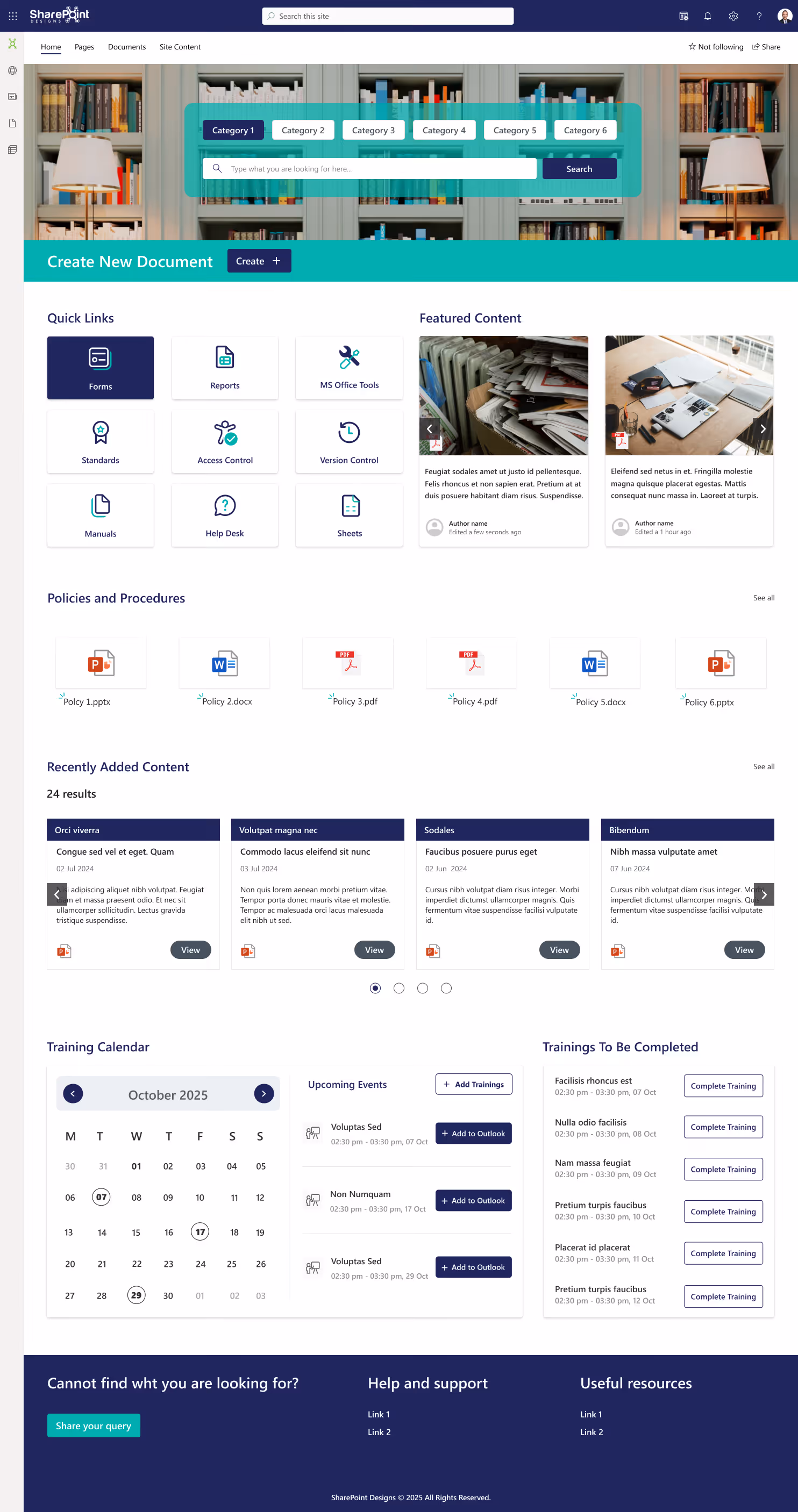 SharePoint Document Management Template for secure document storage