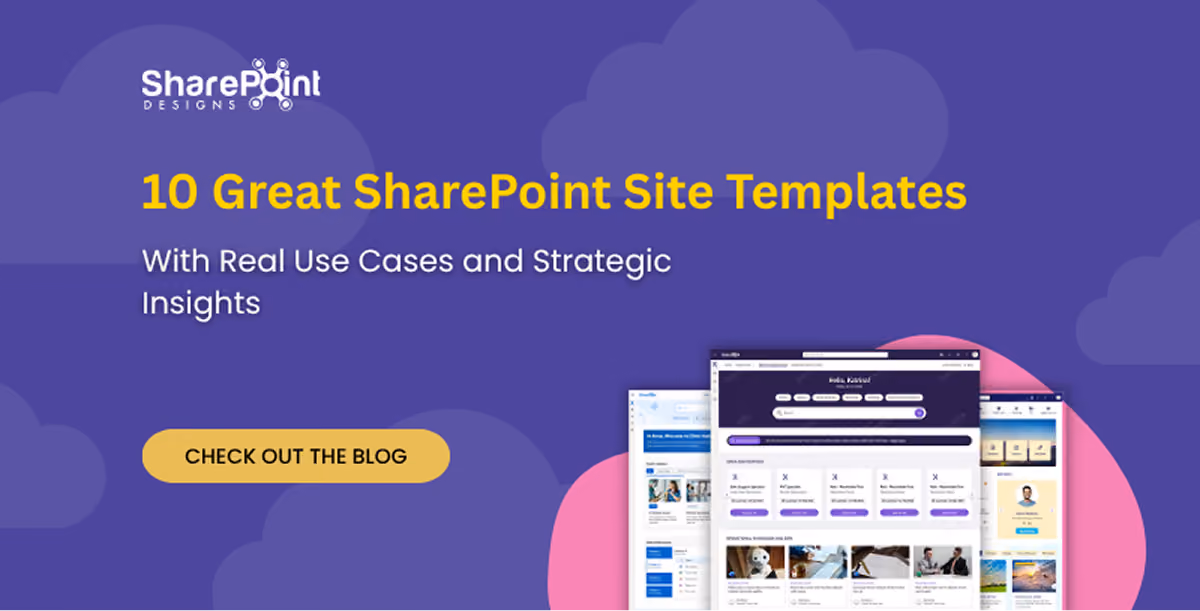 Top 10 SharePoint site intranet templates