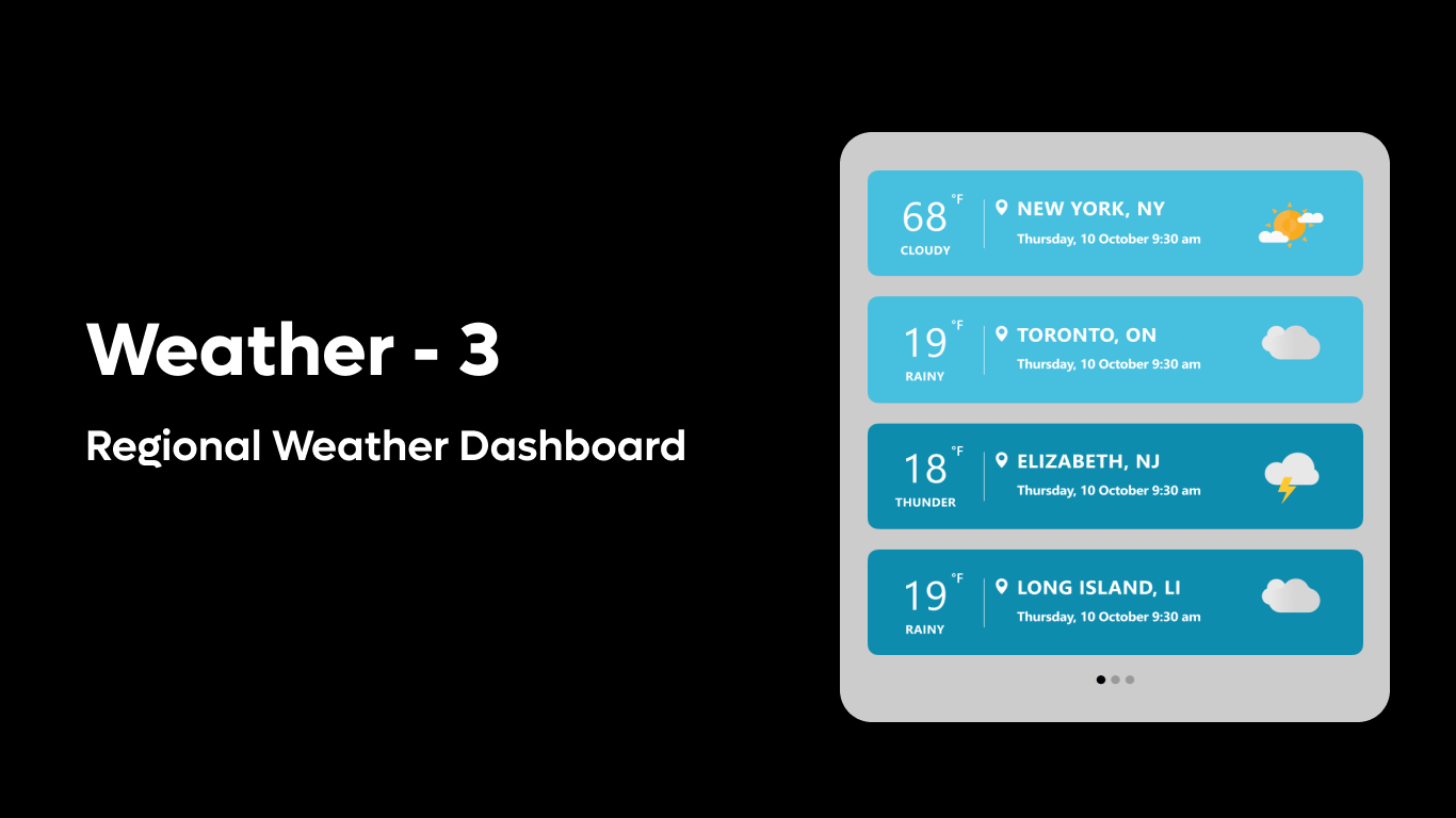 Weather 03 - City Forecast Stack