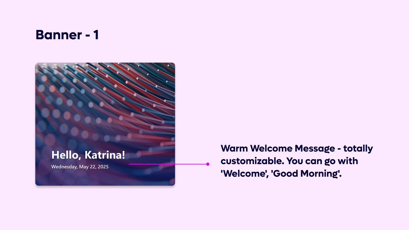 Banner 01 - TimeZone Welcome Widget