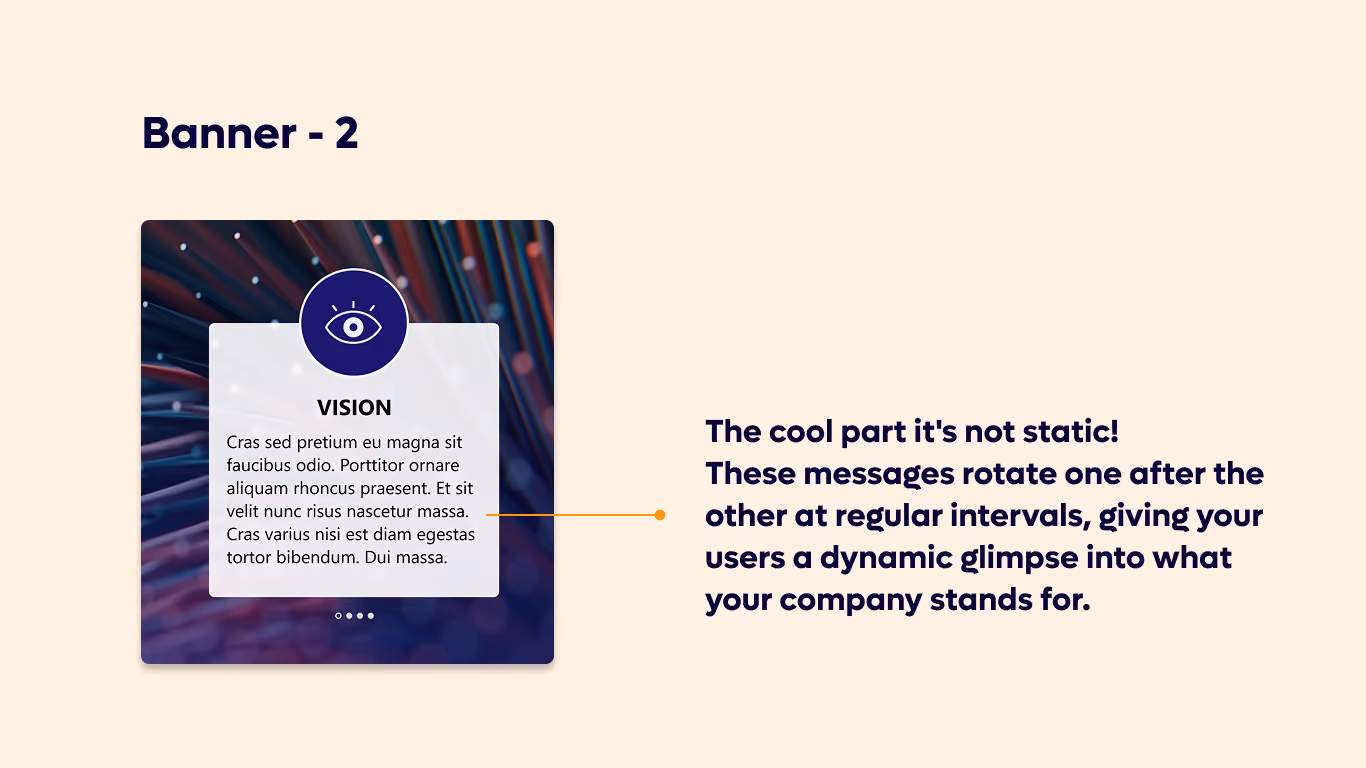Banner 02 - Welcome Banner with Vision Slider