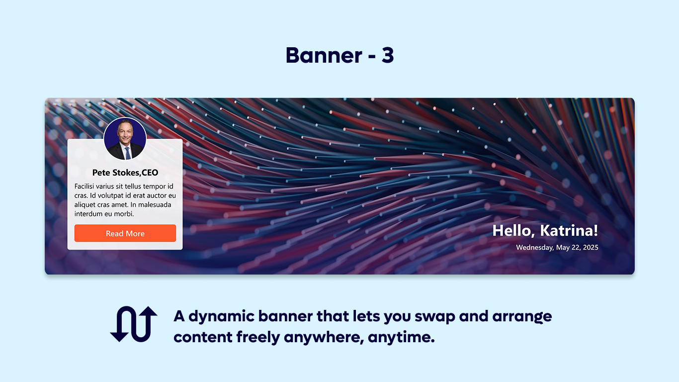 Banner 03 - Executive Greeting Banner