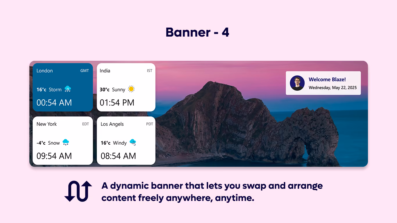 Banner 04 - Global Time & Weather Dashboard