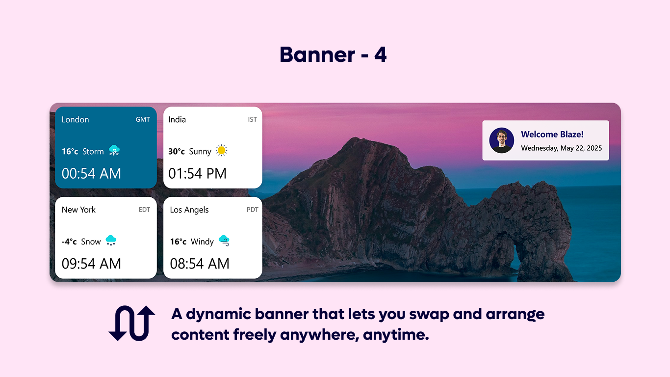 Banner 04 - Global Time & Weather Dashboard