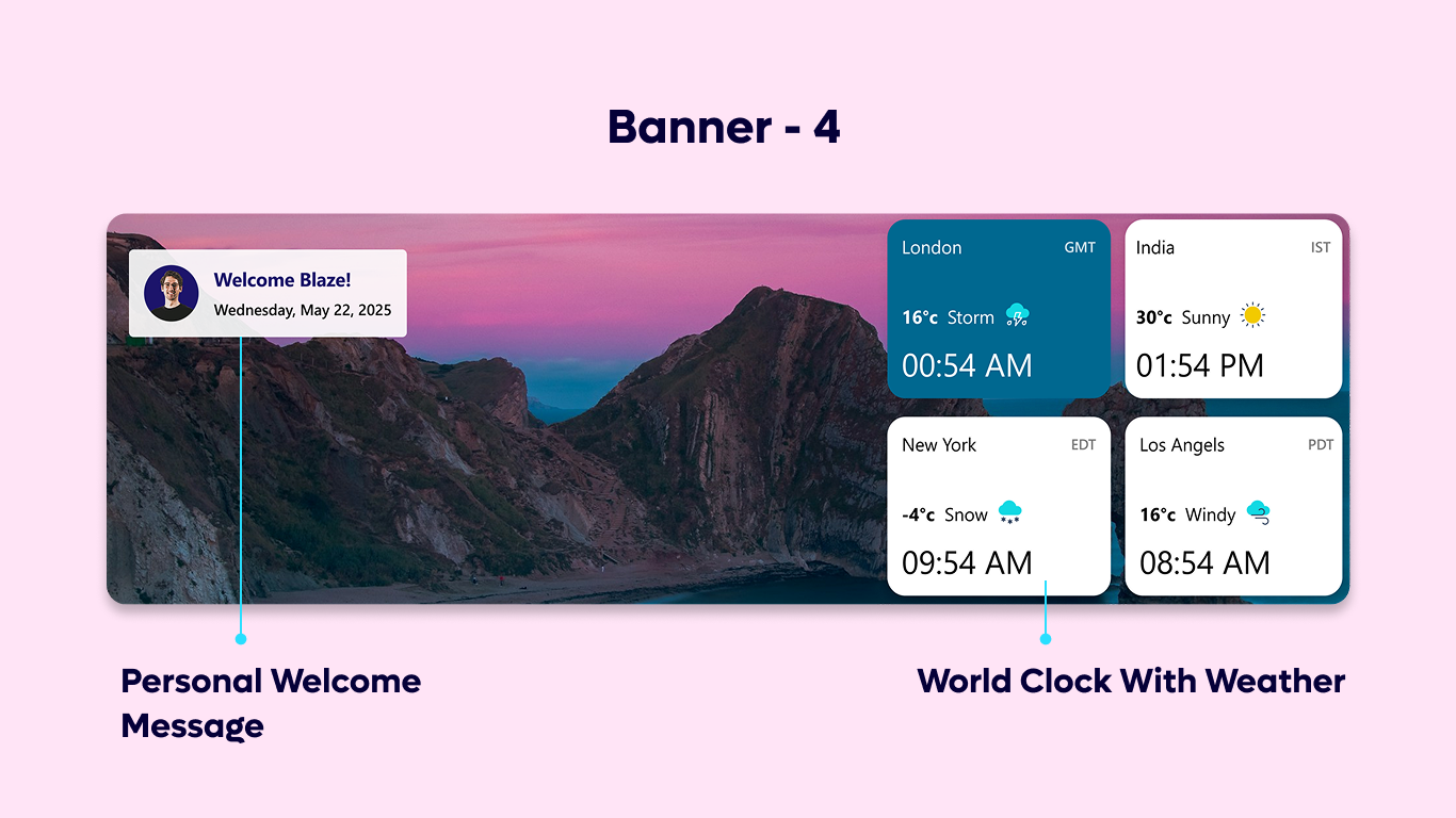 Banner 04 - Global Time & Weather Dashboard