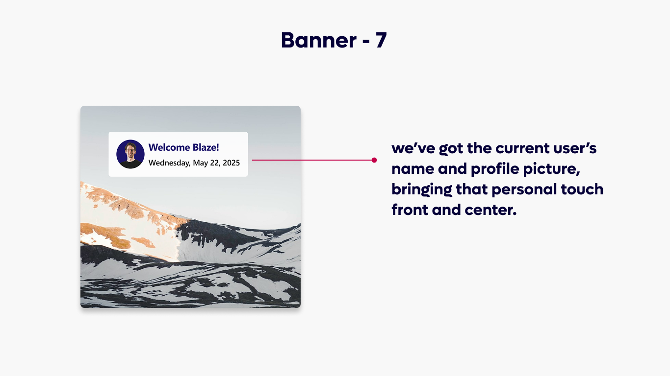 Banner 07 - Simple Welcome & Time Block
