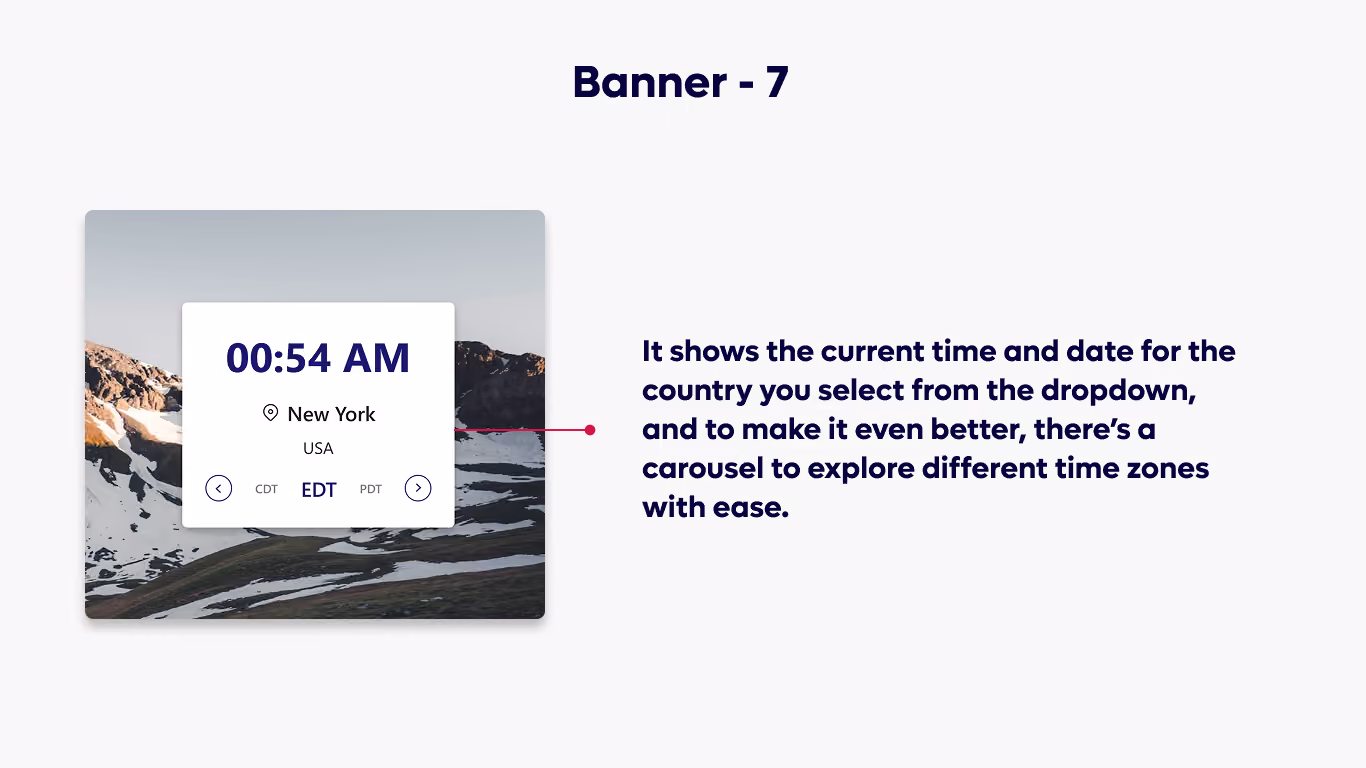 Banner 07 - Simple Welcome & Time Block