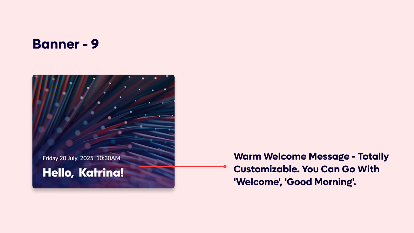 Banner 09 - World Clock Welcome Banner