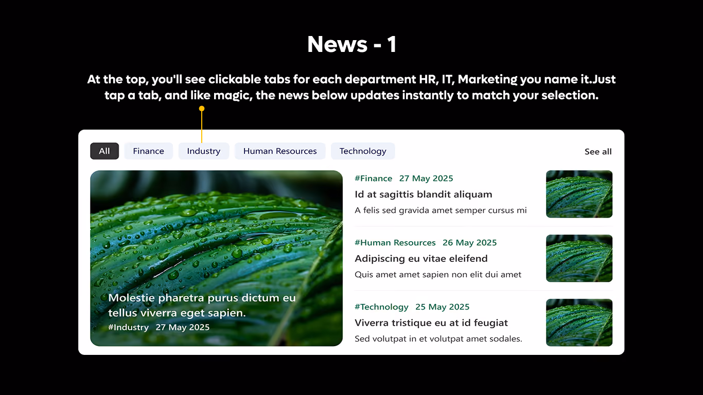 News 01 - News Highlight with Story List