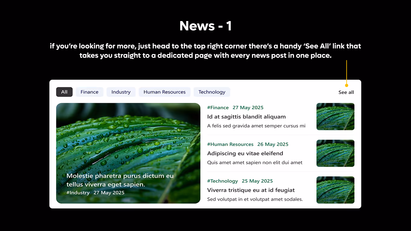 News 01 - News Highlight with Story List