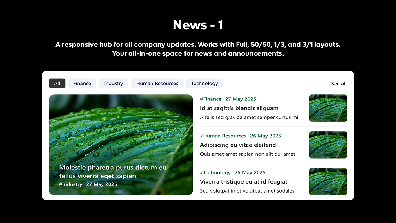 News 01 - News Highlight with Story List